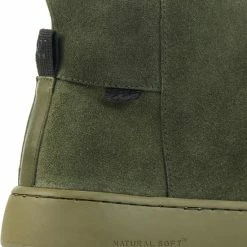 Woden Vrouwen Suède Enkellaarsjes / Laarzen / Damesschoenen Abbi Suede - Groen - Maat 38 -Dames Winkel 550x656 2