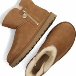 UGG W Bailey Zip Mini Vachtlaarzen - Warme Laarzen - Dames - Camel - Maat 38 -Dames Winkel 550x656