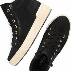 Gabor 488 Hoge Sneakers - Dames - Zwart - Maat 38 24 Gabor 488 Hoge Sneakers - Dames - Zwart - Maat 38 -Dames Winkel 550x657 4