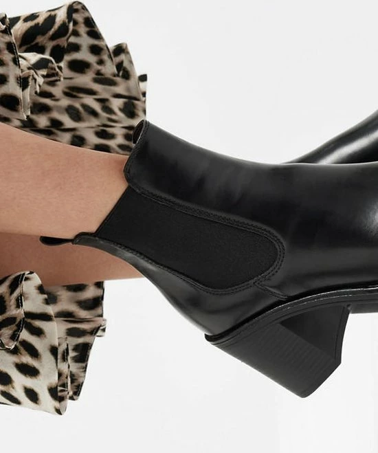 Graceland Zwarte Enkellaars Hoge Hak - Maat 43 4 Graceland Zwarte Enkellaars Hoge Hak - Maat 43 - Afbeelding 2