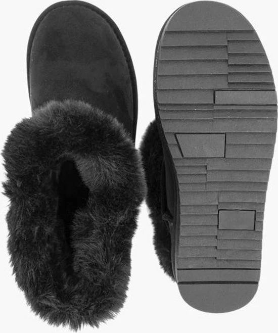 Graceland Zwarte Enkellaars Gevoerd - Maat 38 5 Graceland Zwarte Enkellaars Gevoerd - Maat 38 - Afbeelding 3