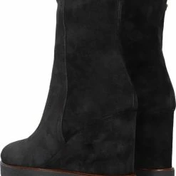 Notre-V 9636 Enkellaarsjes - Enkelboots Met Rits - Dames - Zwart - Maat 39 -Dames Winkel 550x668 3
