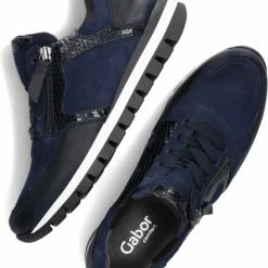 Gabor 438 Lage Sneakers - Dames - Blauw - Maat 41 -Dames Winkel 550x670 1