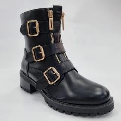 Pretty Shoes Breda Dames - Enkellaars - Zwart - Maat 41 - Kunstleer -Dames Winkel 550x672 1