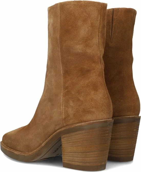 VIA VAI Kailee Faye Enkellaarsjes Dames - Cognac - Maat 38 5 VIA VAI Kailee Faye Enkellaarsjes Dames - Cognac - Maat 38 - Afbeelding 3