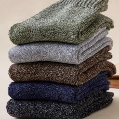 Merkloos Huissokken - Huissokken Dames - Wollen Sokken - Thermosokken - Warme Sokken - Winter Sokken - Bruin - 1 Paar 7 Merkloos Huissokken - Huissokken Dames - Wollen Sokken - Thermosokken - Warme Sokken - Winter Sokken - Bruin - 1 Paar -Dames Winkel 550x682 1