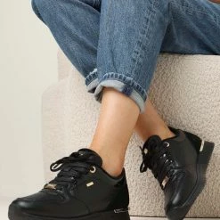Mexx Dames Sneaker Fleur Zwart -Dames Winkel 550x687 7