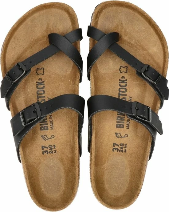 Birkenstock Mayari Dames Slippers Regular Fit - Black - Maat 38 18 Birkenstock Mayari Dames Slippers Regular Fit - Black - Maat 38 - Afbeelding 16