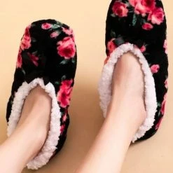 Sorprese Cosy – Pantoffels Dames – Bloemprint – Maat 36-38 – Sloffen Dames - Sinterklaas - Cadeau