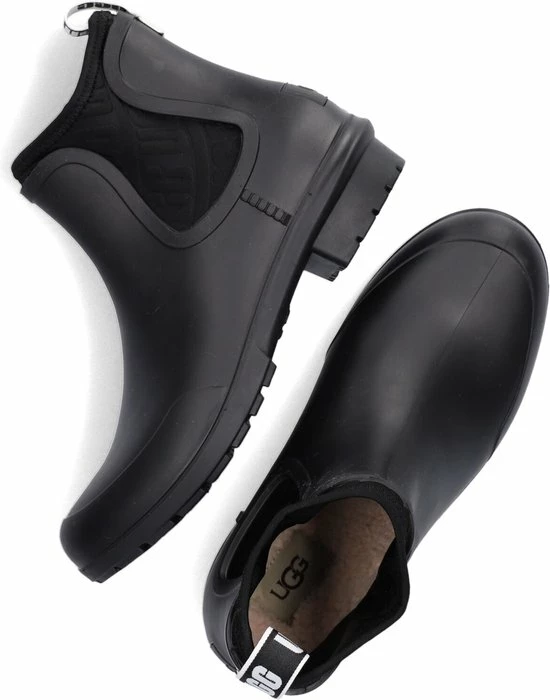 UGG W Chevonne Regenlaarzen - Rubber Laarzen - Dames - Zwart - Maat 39 10 UGG W Chevonne Regenlaarzen - Rubber Laarzen - Dames - Zwart - Maat 39 - Afbeelding 8
