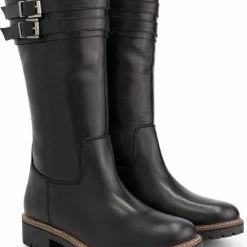 Travelin' Solstad Leren Dames Laarzen - Wol Gevoerde Laars - Zwart Leer - Maat 36 -Dames Winkel 550x702 3