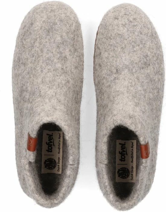 Tofvel Pantoffels Grijs Schapenwol - Dames - Maat 41 8 Tofvel Pantoffels Grijs Schapenwol - Dames - Maat 41 - Afbeelding 6