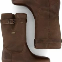 Travelin' Finland Dames - Wolgevoerde Leren Outdoorlaars - Waterdicht Laarzen - Donkerbuin Leer - Maat 42 -Dames Winkel 550x703 1