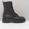 Tommy Hilfiger - Monochromatic Lace Up Boot - Black - 40 -Dames Winkel 550x707 11