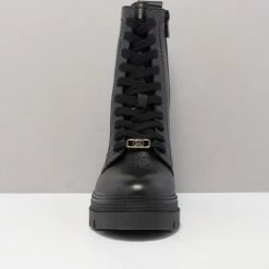 Tommy Hilfiger - Monochromatic Lace Up Boot - Black - 40 -Dames Winkel 550x707 15