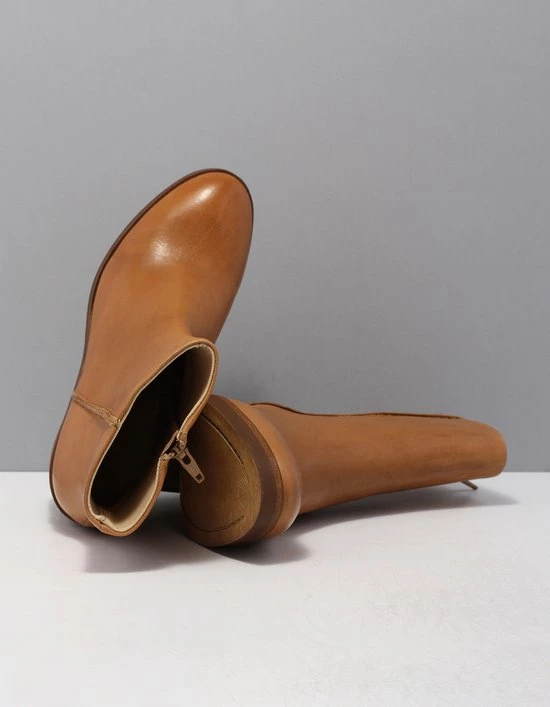 VIA VAI Taara Jade Enkellaarsjes Dames - Cognac - Maat 38 12 VIA VAI Taara Jade Enkellaarsjes Dames - Cognac - Maat 38 - Afbeelding 10