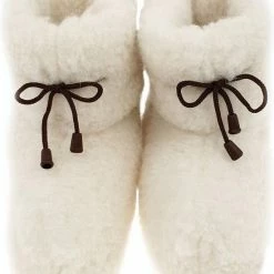 Oncedoce Wollen Sloffen - Winter Pantoffels 100% ECHT Lamswol En Leer - MAAT 45 - Leren Zooltjes - Handgemaakte Slofjes - Kleur Crème 8 Oncedoce Wollen Sloffen - Winter Pantoffels 100% ECHT Lamswol En Leer - MAAT 45 - Leren Zooltjes - Handgemaakte Slofjes - Kleur Crème -Dames Winkel 550x715 3