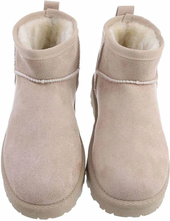 Yabalash Damen Klassische Stiefeletten - Beige 5 Yabalash Damen Klassische Stiefeletten - Beige - Afbeelding 3