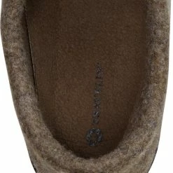 Travelin' Back-Home Dames Sloffen - Wollen Pantoffels - Rubberen Zool - Beige/Zand - Maat 42 -Dames Winkel 550x716 3