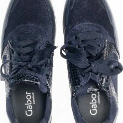 Gabor 438 Lage Sneakers - Dames - Blauw - Maat 41 -Dames Winkel 550x727 2