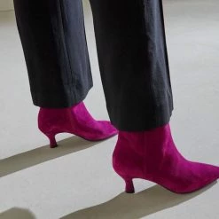 VIA VAI Noelle Rox Enkellaarsjes Dames - Paars - Maat 40 -Dames Winkel 550x732 1