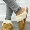 Dressqode Shiny Snuggly Pantoffels Camel 2 Dressqode Shiny Snuggly Pantoffels Camel -Dames Winkel 550x733 4