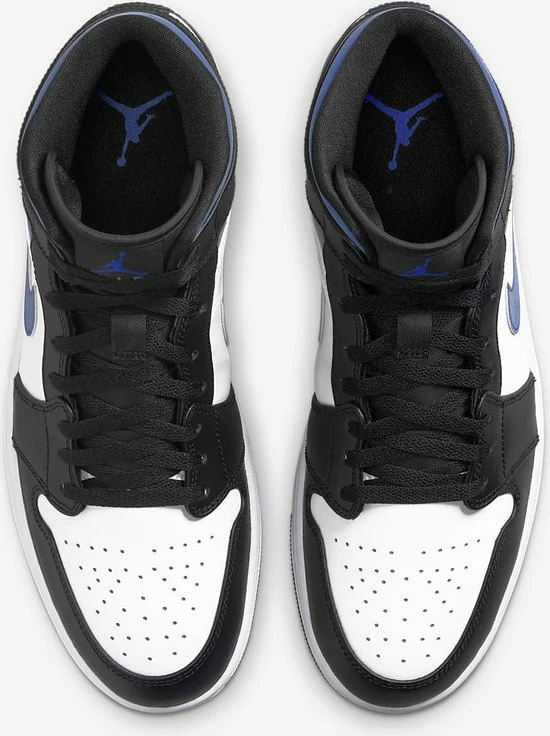Nike Air Jordan 1 Mid, White/racer Blue-Black, 554724 140, EUR 42.5 18 Nike Air Jordan 1 Mid, White/racer Blue-Black, 554724 140, EUR 42.5 - Afbeelding 16
