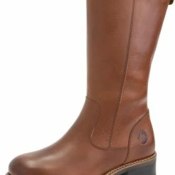 Travelin' Fitjar Leren Dames Laarzen - Wol Gevoerde Laars - Cognac Bruin Leer - Maat 43 -Dames Winkel 550x737 2