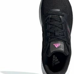 Adidas Runfalcon 2.0 Dames Sneakers - Core Black/Grey Six/Screaming Pink - Maat 39 1/3 -Dames Winkel 550x737