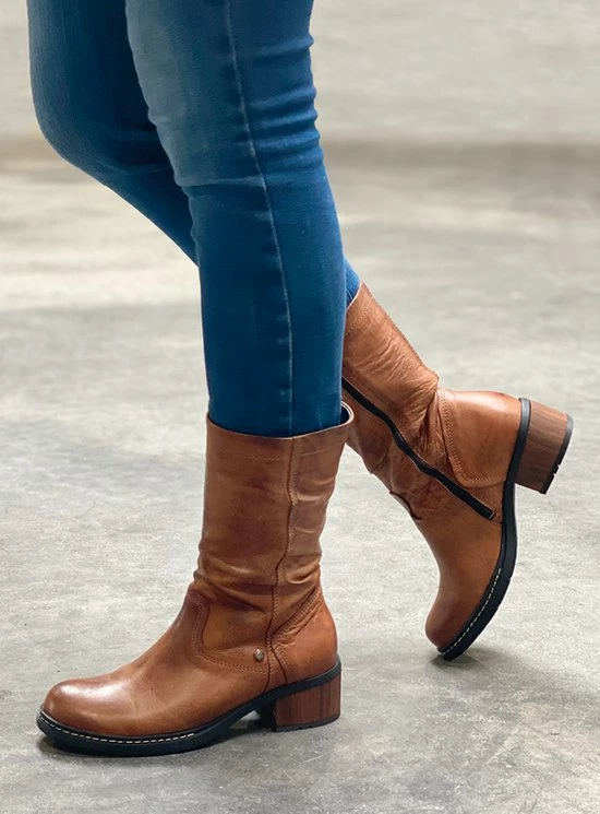 Wolky Laarzen Edmonton Cognac Leer 8 Wolky Laarzen Edmonton Cognac Leer - Afbeelding 6