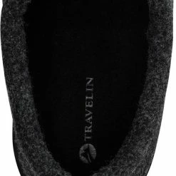 Travelin' Back-Home Dames Sloffen - Wollen Pantoffels - Rubberen Zool - Grijs - Maat 42 -Dames Winkel 550x760 1