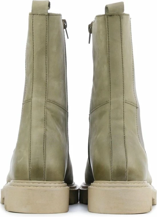 PS Poelman Chelsea Boots Dames / Laarzen / Damesschoenen - Nubuck - P1001 Nub - Groen - Maat 37 5 PS Poelman Chelsea Boots Dames / Laarzen / Damesschoenen - Nubuck - P1001 Nub - Groen - Maat 37 - Afbeelding 3