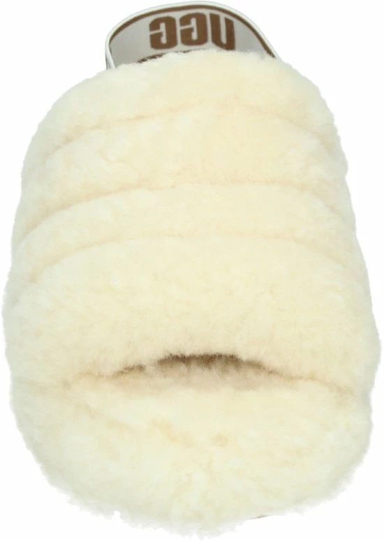 UGG Fluff Yeah Slide Dames Sloffen - Natural - Maat 40 14 UGG Fluff Yeah Slide Dames Sloffen - Natural - Maat 40 - Afbeelding 12