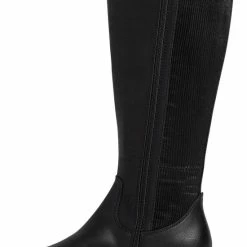 Jana Hoge Dames Laarzen - Zwart - Maat 41 -Dames Winkel 550x783