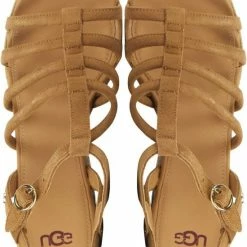 UGG Espadrilles Dames / Damesschoenen - Suède - Sleehak Hoogte 9 Cm - 1119952 - Cognac - Maat 39 13 UGG Espadrilles Dames / Damesschoenen - Suède - Sleehak Hoogte 9 Cm - 1119952 - Cognac - Maat 39 -Dames Winkel 550x788 3