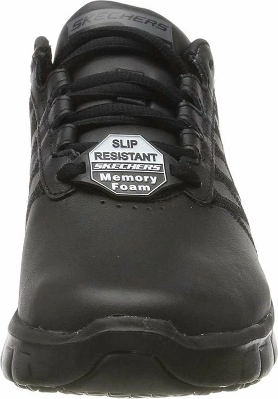 Skechers Work Relaxed Fit Sneakers Zwart Leer - Dames - Maat 38 9 Skechers Work Relaxed Fit Sneakers Zwart Leer - Dames - Maat 38 - Afbeelding 7