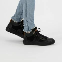 NoGRZ P.DaCortona Hoge Leren Damessneakers - Gevoerde Veterschoenen - Zwart Leer - Maat 41 18 NoGRZ P.DaCortona Hoge Leren Damessneakers - Gevoerde Veterschoenen - Zwart Leer - Maat 41 -Dames Winkel 550x793 5