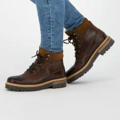 NoGRZ C.Ribart - Wol Gevoerde Halfhoge Damesschoen - Cognac Bruin Leer - Maat 40 23 NoGRZ C.Ribart - Wol Gevoerde Halfhoge Damesschoen - Cognac Bruin Leer - Maat 40 -Dames Winkel 550x794 5