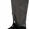 Xq Footwear Regenlaarzen Hoog Dames Rubber/suède Zwart Maat 40 -Dames Winkel 550x796