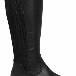 Jana Hoge Dames Laarzen - Zwart - Maat 41 -Dames Winkel 550x799 1