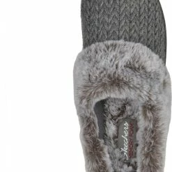 Skechers COZY CAMPFIRE - COZY TIMES Dames Pantoffels - Grijs - Maat 41 -Dames Winkel 550x806 2
