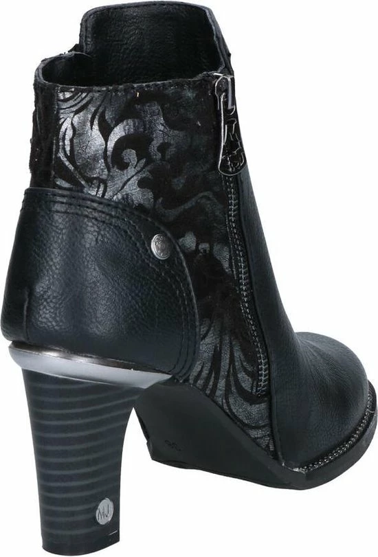 Mustang Zwarte Enkellaarzen Dames 37 5 Mustang Zwarte Enkellaarzen Dames 37 - Afbeelding 3