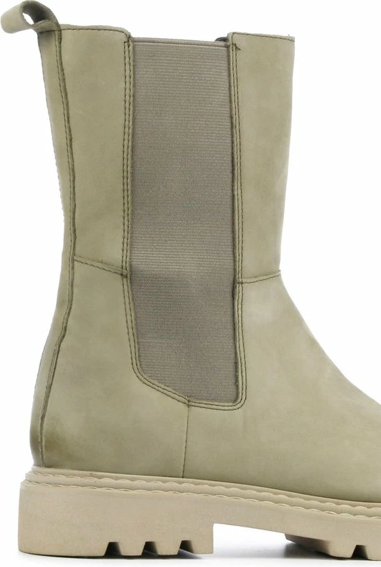 PS Poelman Chelsea Boots Dames / Laarzen / Damesschoenen - Nubuck - P1001 Nub - Groen - Maat 37 9 PS Poelman Chelsea Boots Dames / Laarzen / Damesschoenen - Nubuck - P1001 Nub - Groen - Maat 37 - Afbeelding 7