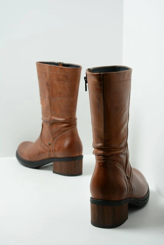 Wolky Laarzen Edmonton Cognac Leer 5 Wolky Laarzen Edmonton Cognac Leer - Afbeelding 3