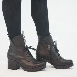 La Pèra Zwarte Leren Bikerboots Met Hak Laars Cassido Zwart - Maat 36 9 La Pèra Zwarte Leren Bikerboots Met Hak Laars Cassido Zwart - Maat 36 -Dames Winkel 550x825 5