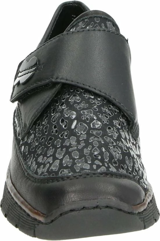 Rieker Instappers Zwart Synthetisch - Dames - Maat 39 5 Rieker Instappers Zwart Synthetisch - Dames - Maat 39 - Afbeelding 3