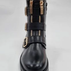 Pretty Shoes Breda Dames - Enkellaars - Zwart - Maat 41 - Kunstleer -Dames Winkel 550x827