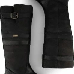 Travelin' Norway - Dames Wolgevoerde Outdoorlaars - Waterdicht En Ademend - Wandellaarzen - Zwart Leer - Maat 38 -Dames Winkel 550x828 2