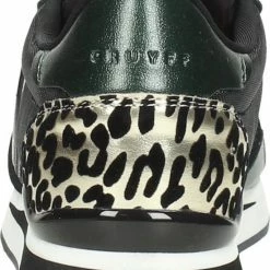 Cruyff Parkrunner Lux Lage Sneakers - Leren Sneaker - Dames - Zwart - Maat 39 -Dames Winkel 550x829 3