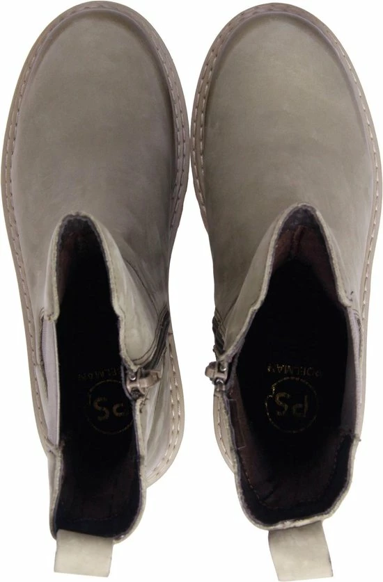 PS Poelman Chelsea Boots Dames / Laarzen / Damesschoenen - Nubuck - P1001 Nub - Groen - Maat 37 6 PS Poelman Chelsea Boots Dames / Laarzen / Damesschoenen - Nubuck - P1001 Nub - Groen - Maat 37 - Afbeelding 4